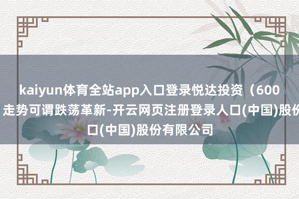 kaiyun体育全站app入口登录悦达投资（600805.SH）走势可谓跌荡革新-开云网页注册登录人口(中国)股份有限公司